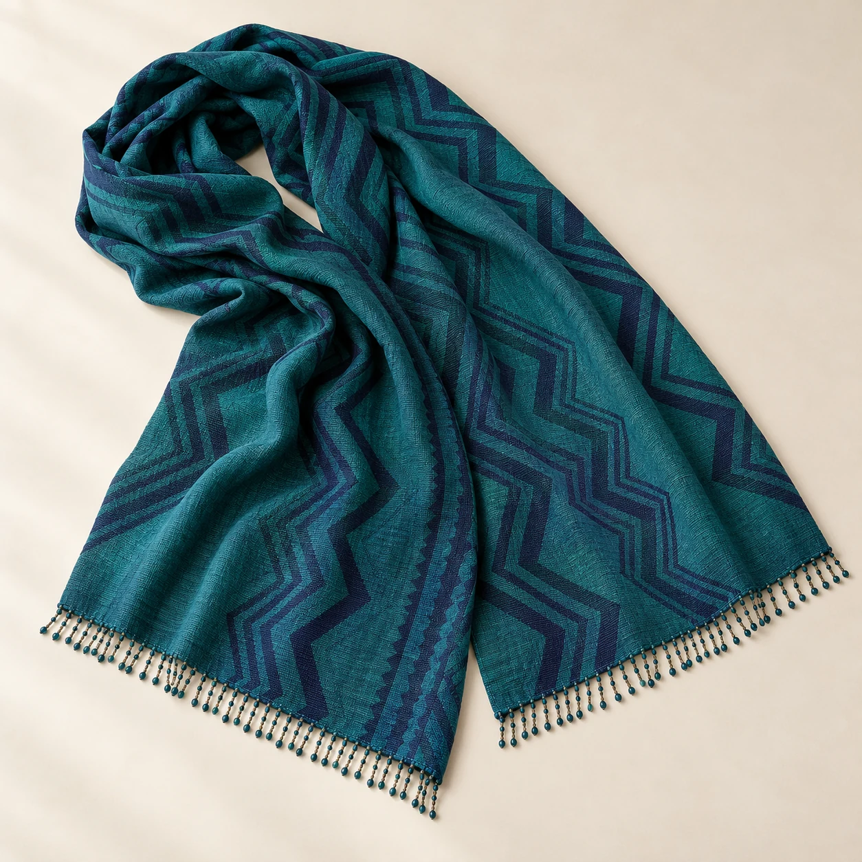Riverline Wrap in Teal / Navy